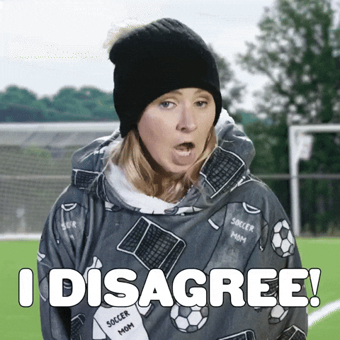 Giphy - Disagree GIF by Beverley Mitchell