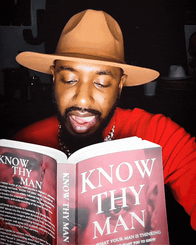Giphy - Red Shirt Reading GIF by Manuel V. Johnson