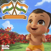 Constitution Republicday GIF by Chhota Bheem