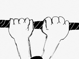 Hanging On Falling Down GIF by Barbara Pozzi