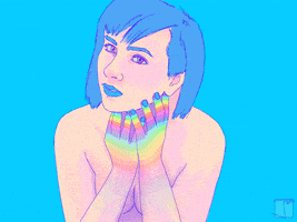 rainbow rave GIF by Phazed