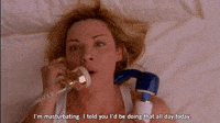 Masturbating Sex And The City GIF