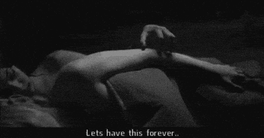 black and white love GIF