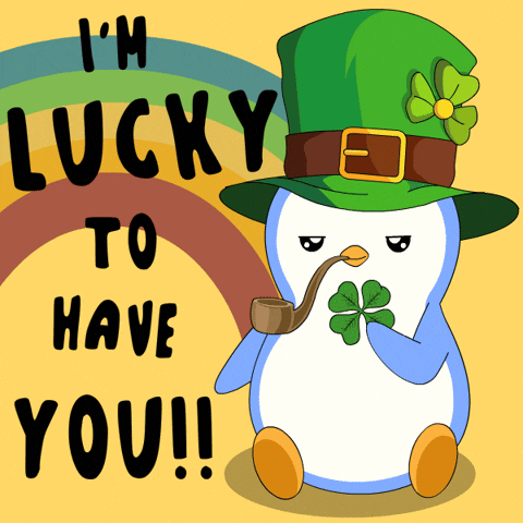 St Patricks Day Penguin GIF by Pudgy Penguins