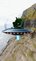 Alien Cat GIF