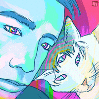 third eye cat GIF by Phazed