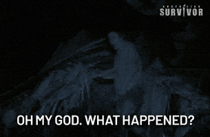 Oh My God Wtf GIF by Australian Survivor
