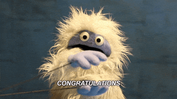 Congrats Congratulations GIF by The Yetee