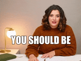 You Should Be GIF by FastForwardAmy You Should Be GIF by FastForwardAmy