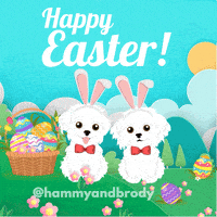 Dogs Easter GIF by HammyandBrody