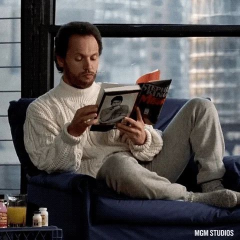 Sweater Weather Reading GIF