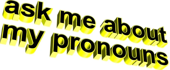 Pronouns Genderqueer GIF