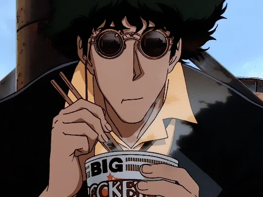 Cowboy Bebop Eating GIF