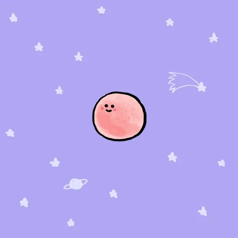 Full Moon Pink GIF