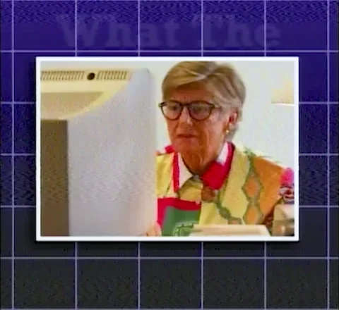 Old Lady What GIF