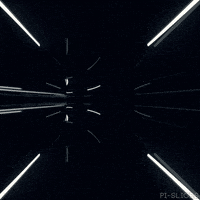 glow black and white GIF by Pi-Slices