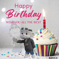 Happy Birthday GIF by Zhot
