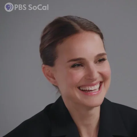 Natalie Portman Laugh GIF