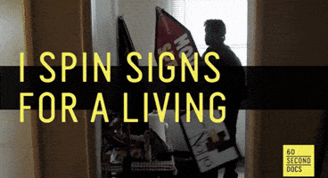 zen of sign spinning GIF by 60 Second Docs