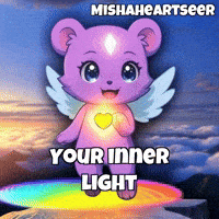 Peace Glow GIF by MishaHeartseer