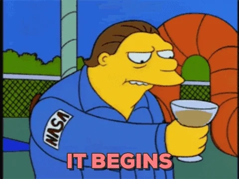The Simpsons Drinking GIF
