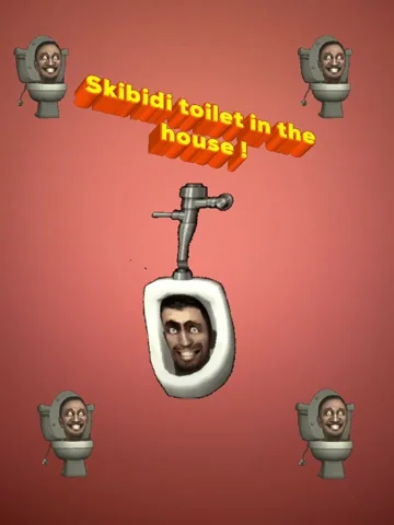 Skibidi Toilet In The House GIF