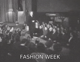 Fashion Week Fashionista GIF by GIF IT UP