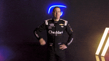 Kyle Busch Fist Pump GIF by NASCAR