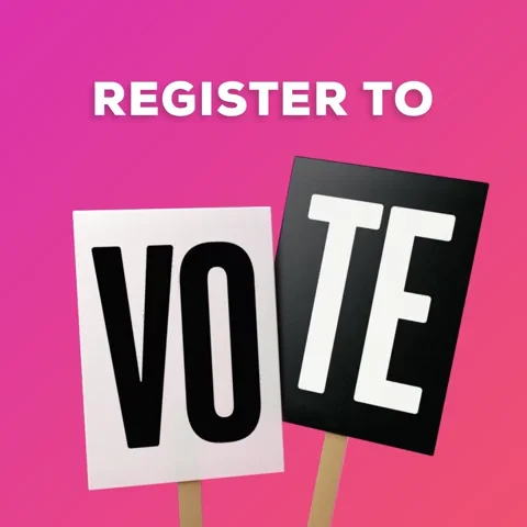 Register To Vote Voter Registration GIF