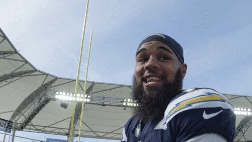 Happy Keenan Allen GIF