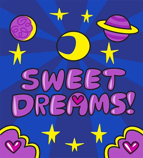 Sweet Dreams Illustration GIF