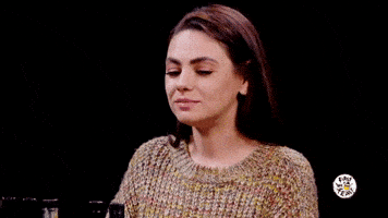 Mila Kunis Hot Ones GIF by First We Feast