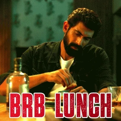 Be Right Back Eating GIF