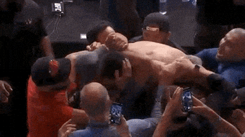 Group Hug Sport GIF by UFC