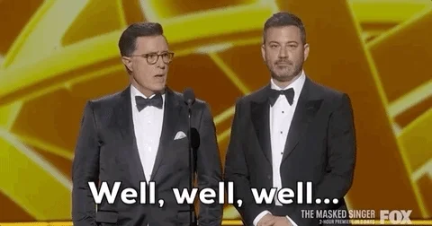 Stephen Colbert Emmys 2019 GIF