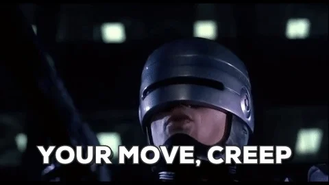 80S Robocop GIF