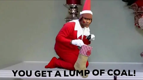 Disappointed Santa Claus GIF