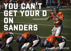 Denver Broncos GIF by Madden Giferator