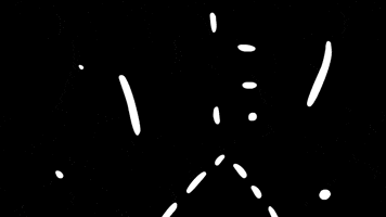 black and white animation GIF by Philippe Roy