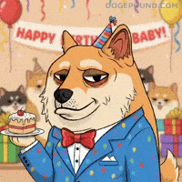 Celebrate Happy Birthday GIF by Doge Pound