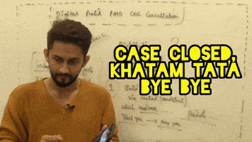 Case Closed Smile GIF by Digital Pratik