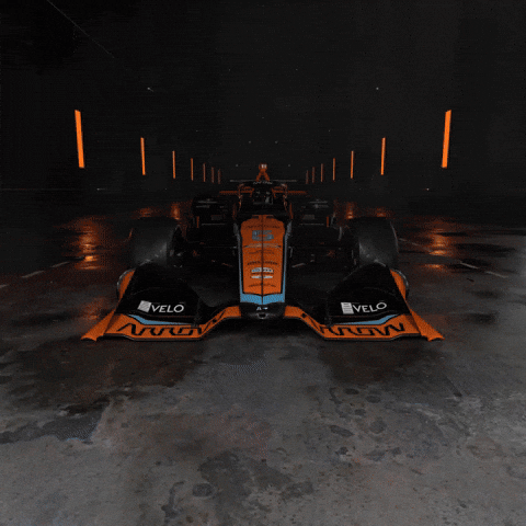 IndyCar racing action GIF