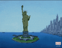 France Statue GIF by joelremygif