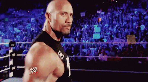Giphy - the rock wwe GIF