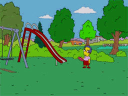 Giphy - Lonely The Simpsons GIF