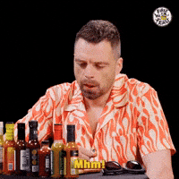 Sebastian Stan Hot Ones GIF by First We Feast