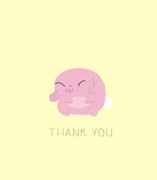 Happy Thank U GIF by Lisa Vertudaches