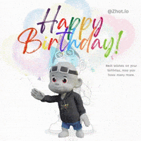 Happy Birthday GIF by Zhot