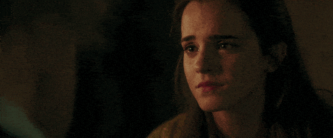 sad emma watson GIF by Beauty And The Beast