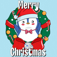Merry Christmas GIF by Pudgy Penguins